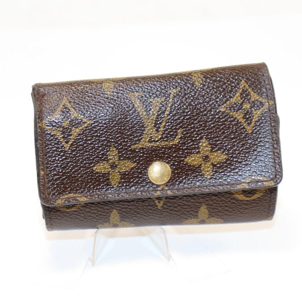 Louis Vuitton Monogram 6-Ring Key Holder Vintage‎ Refreshed Made in France
